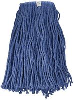 Winco Yarn Mop Head, 24-Ounce, 4 Ply Cut Head, Blue