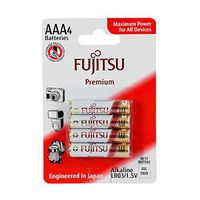 Fujitsu Alkaline Premium Power Batteries (AAA Pack of 4)