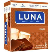 Luna S'mores Whole Nutrition Bar For Women, (1 box)