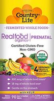 Country Life Vitamins, Prenatal, Organic, Fermented Wholefood, Non-GMO, Gluten Free, 90 Count
