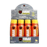 Redcon1 - FUBAR Fueled Up Beyond All Recognition - Case of 12 Energy Shots, Lasting Energy, B Vitamins, Increases Mental Focus, 400mg Caffeine (Orange Crush)