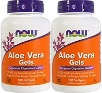 Now Foods Aloe Vera, 100 softgels 2 pack