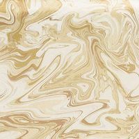 Marble Tissue Paper for Gift Wrapping with Design (Metallic Gold Marble), 20 Large Sheets (20x30)