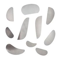 COMIART Clay Sculpture Pottery Molding Ceramics Sharp Steel Cutter Tools Scraper Crafts Pack of 10