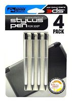 Stylus Pen 4 Pack BLACK ALUMINUM NEW Nintendo 3DS