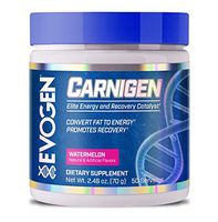 Evogen Carnigen | Carnitine Fat Burning Powder, Carnitine Tartrate, Acetyl-l-carnitine, Carnitine Orotate, Carnitine Fumarate, Bioperine | 50 Servings | Watermelon