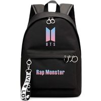 Youyouchard KPOP BTS Bangtan Boys Backpack Bookbag Laptop Bag College Bag School Bag Travel Shoulder Bag with USB Charging Port(BK06)