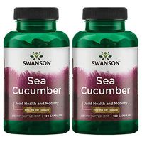 Swanson Sea Cucumber 500 mg 100 Caps 2 Pack