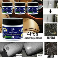 Zaowole Reconditioning Leather Cream Vinyl Repair Kit Auto Car Seat Sofa Coats Holes 4Pc,Health Household Home Kitchen All-Purpose Household cleaning supplies