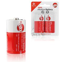 Essential Circuit City D-Cell High Performance Alkaline Batteries (2 Pack)