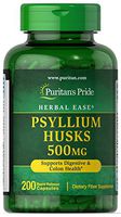 Puritan's Pride Psyllium Husks 500 mg-200 Capsules