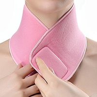 ULTNICE Gel Neck Wrap Mask Skin Care Moisturizing Neck Therapy Treatment Care(Pink)