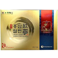 200g(10ea X 20g) 6-Year Korean red Ginseng Root Sliced ​​with Honey Saponin