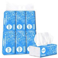 AmyDong facial tissues travel packs flat box bulk prime pantry pocket recycled with lotion holder case cube boxes without pack, cover kleenex ultra soft size