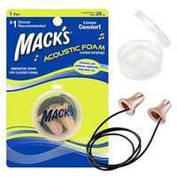 Mack's Acoustic Foam Ear Plugs - 1 Pair Corded