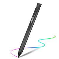 AWINNER Active Pen,Fine Tip Stylus Pen Compatible with iPad Pro 11-inch, iPad Pro12.9-inch (3rd), iPad 2018 (6th), iPad Air (3rd Generation), iPad Mini (5th Generation) -Black