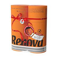 Renova Luxury Scented Colored Toilet Paper 6 Jumbo Rolls 3-Ply-180 Sheets (Orange)