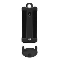Fintie Protective Case for Amazon Tap - Light Weight Shock Proof Silicone Sling Cover Compatible with Amazon Tap Charging Cradle, Black