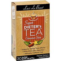 Laci Le Beau Super Dieters Cinnamon Spice Tea - 30 bags per pack -- 6 packs per case.