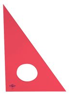 Alvin 130F-6 30-Degree/60-Degree 6" Fluorescent Professional Acrylic Triangle