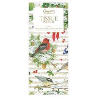 Caspari Winter Song Tissue Paper, 16 Sheets Included