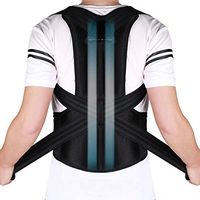 Back Brace Posture Corrector for Men and Women Full Back Support Belts Adjustable Straps Relief Upper and Lower Back Pain, Straighten and Correct Posture Upper Shoulder Lumbar 2019 Full Back XXL