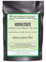Sodium Citrate - TriSodium Citrate Dihydrate - USP Food Grade Fine Granular, 5 kg