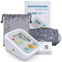 Lhh Blood Pressure Monitor Arm-Mounted, Accurate Measurement Electronic Voice Broadcast Digital Display Home Health Care