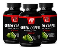 Leading Weight Loss Green Coffee Bean Extract - Pure Green Coffee Extract 800mg (3 Bottles 180 Capsules)