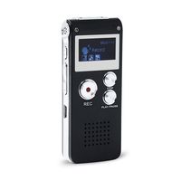 Tangmi Professional Multifunctional Rechargeable 8G 8GB 650HR Digital Audio Voice Recorder Dictaphone MP3 Player with 3D Sound (Black)