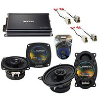 Compatible with GEO Metro 1992-1994 Factory Speaker Replacement Harmony R4 R46 & CXA300.4 Amp (Renewed)