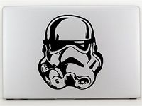 Star Wars Storm Trooper Vinyl Decal Sticker for Car Window Laptop Wall Room (2) Storm Trooper Helmet (5.5" inches, Black)