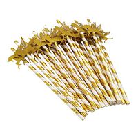 Unicorn Paper Straws 25pcs/Set, Unicorn Biodegradable Straws for Party Supplies, Birthday, Wedding, Bridal, Baby Shower Decorations and Celebrations