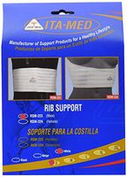 ITA-MED Breathable Elastic Rib Support Belt Wrap for Men, Small