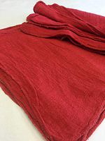1000 New Industrial Shop Rags Cleaning Towels Red Large 14x14 Grade b