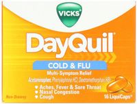 Vicks Vicks Dayquil Liquicaps, 16 Each (Pack of 2)