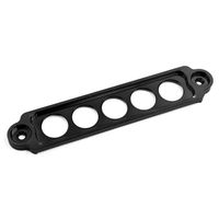 uxcell 22cm Long Black Aluminum Alloy Battery Tie Down Bracket Holder for Car Vehicle