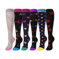 Faleto Compression Socks 20-30mmHg Nurse Socks for Men & Women - Best Stockings for Running, Athletic, Pregnancy, Edema, Varicose Veins,Travel