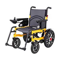 Qi Peng Electric Wheelchair, Four-Wheeled Scooter for The Disabled, Folding Portable Turbine Motor Wheelchair, Load 100kg Wheelchair (Color : Lead-Acid Batteries 20A)
