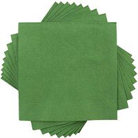 JAM PAPER Medium Lunch Napkins - 6 1/2 x 6 1/2 - Green - 600/Box