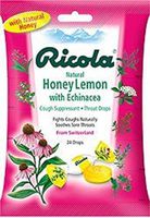 Ricola Honeylemon with Echinacea Cough Suppressant Throat Drop 19 Count (5 Pack)
