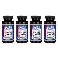 Swanson Adrenal Essentials 60 Veg Capsules (4 Pack)