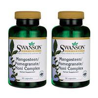 Swanson Mangosteen/Pomegranate/Noni Complex 240/240/240 Milligrams 90 Capsules (2 Pack)