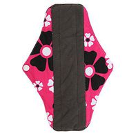 Kireina Women Bamboo Charcoal Menstrual Cloth, 5 Types Washable Reusable Soft Panty Liner Anti Allergy Menstrual Cloth (WSD19)