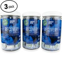 Amino VITAL Rapid Recovery – Fermented Vegan BCAAs Amino Acid Powder + Complex Carbohydrates | Single Serve BCAA, Glutamine & Arginine | 3 Canister Bundle