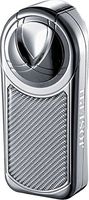 Personalized Visol Dobrev III Triple Jet Flame White Carbon Fiber Cigar Lighter with Free Laser Engraving