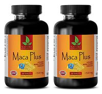 Libido Booster for Men - MACA Plus 1300mg - Maca Root for Sex - 2 Bottles 120 Tablets