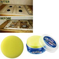 Multifunctional Cleaning Cream, Leather Conditioner and Leather Cleaner Kit Refurbishing Cleaning Agent Use on Car Leather, Furniture, Shoes, Bags for Scratch or Scar with Absorption Sponge(1Pcs)