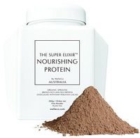 WelleCo - All Natural/Vegan Nourishing Plant Based Protein Supplement (300g Glass Caddy, Peruvian Chocolate)