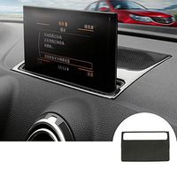 Carbon Fiber Center Dashboard GPS Navigation Trim Cover 1pcs for Audi A3 S3 2014-2018